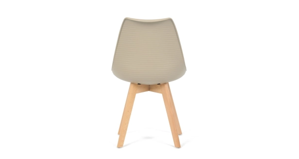 Jídelní židle FESMARO, cappuccino / bílá