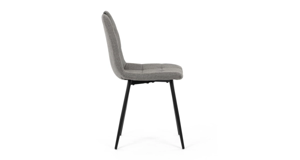 Jídelní židle FRIZEL, šedá látka