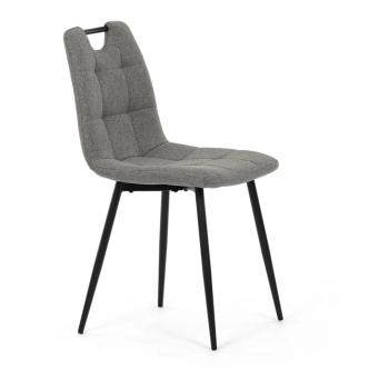 Jídelní židle FRIZEL, šedá látka