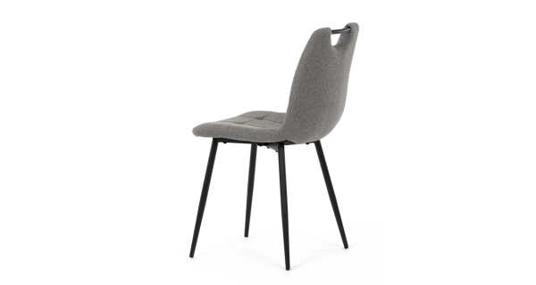 Jídelní židle FRIZEL, šedá látka