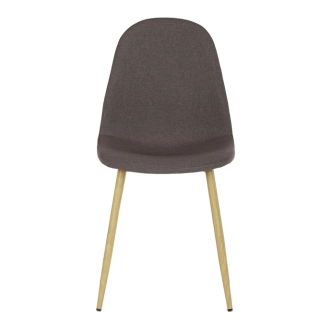 Jídelní židle GARBELWEL, hnědá látka