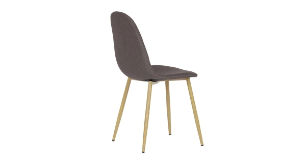 Jídelní židle GARBELWEL, hnědá látka