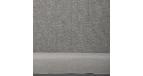 Jídelní židle GARXEROR, lanýžová látka, šedý kov