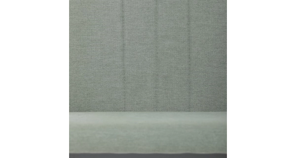 Jídelní židle GARXEROR, zelená látka, šedý kov