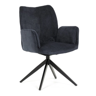 Jídelní židle GLARON, modrá