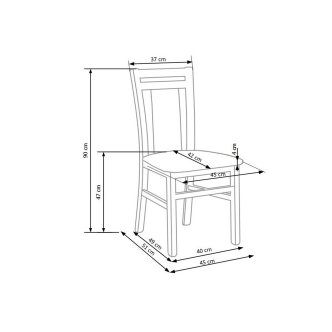 Jídelní židle GRAYSON 8, olše DOPRODEJ