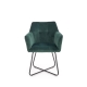 Jídelní židle HACKBERRY, tmavě zelená