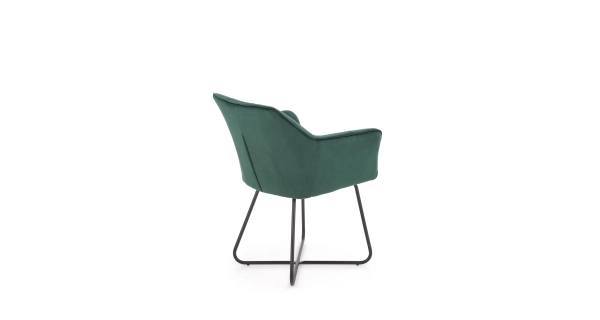 Jídelní židle HACKBERRY, tmavě zelená