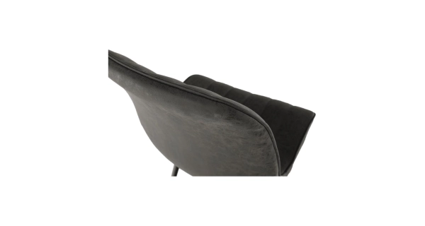 Jídelní židle IVELIV, tmavě šedá/černá