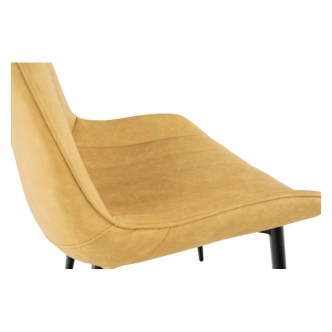 Jídelní židle IVELIV, žlutá/černá