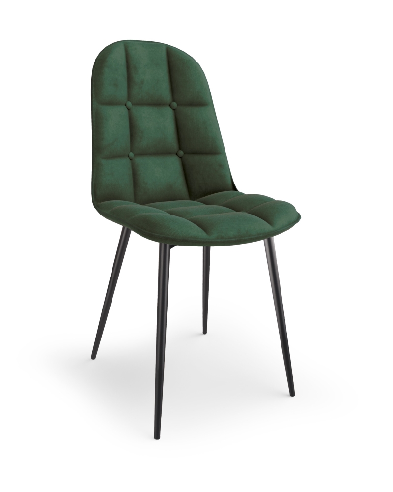 Jídelní židle SARATOGA, tmavě zelená