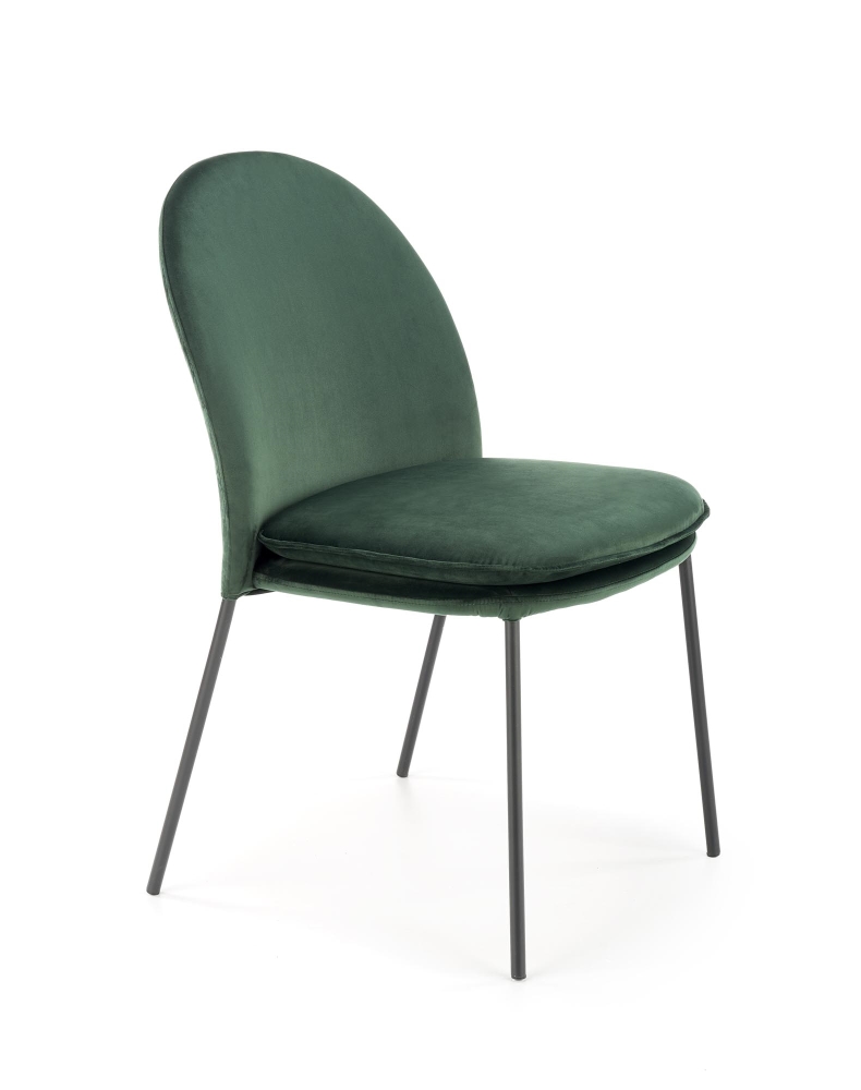 Levně Jídelní židle ALTON, tmavě zelená