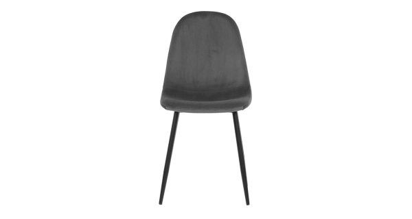 Jídelní židle KALIVVOR, šedý samet