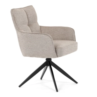 Jídelní židle KALMAR, lanýžová látka