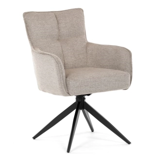 Jídelní židle KALMAR, lanýžová látka