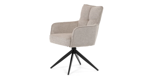 Jídelní židle KALMAR, lanýžová látka