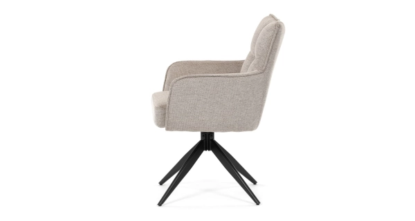 Jídelní židle KALMAR, lanýžová látka