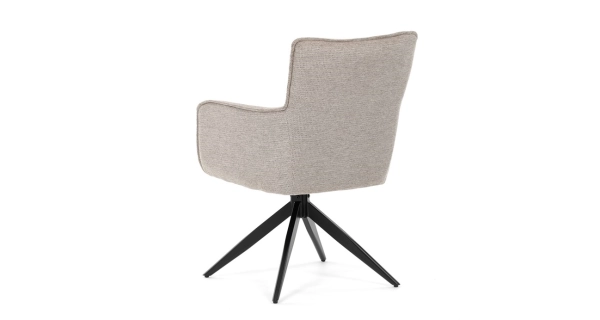 Jídelní židle KALMAR, lanýžová látka