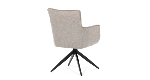 Jídelní židle KALMAR, lanýžová látka