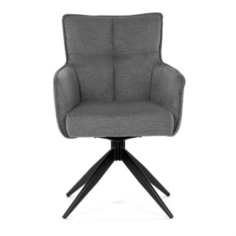 Jídelní židle KALMAR, šedá látka