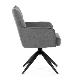 Jídelní židle KALMAR, šedá látka