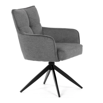 Jídelní židle KALMAR, šedá látka