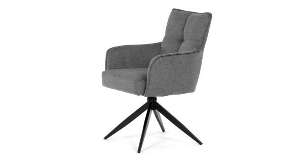 Jídelní židle KALMAR, šedá látka