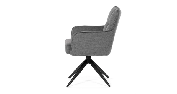 Jídelní židle KALMAR, šedá látka