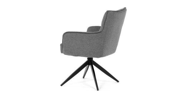 Jídelní židle KALMAR, šedá látka