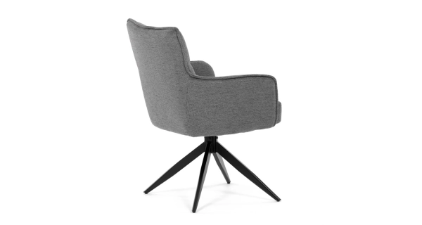 Jídelní židle KALMAR, šedá látka