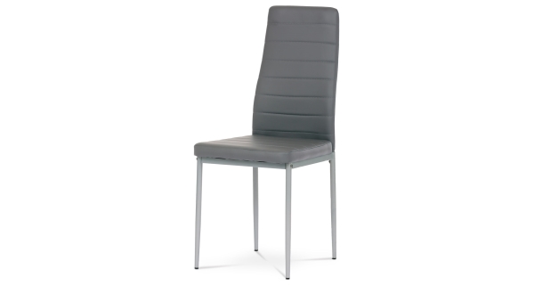 Jídelní židle KARASMONTA, šedá ekokůže