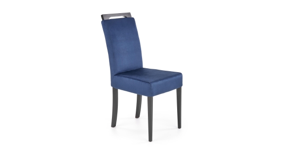 Jídelní židle KINIERO 2, černá/modrá