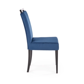 Jídelní židle KINIERO 2, černá/modrá