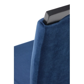 Jídelní židle KINIERO 2, černá/modrá