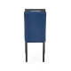 Jídelní židle KINIERO 2, černá/modrá