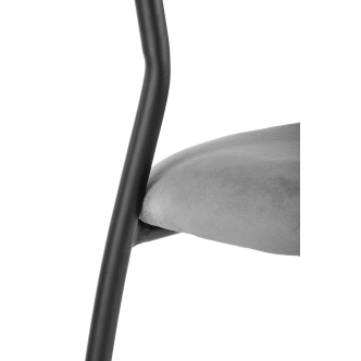 Jídelní židle LEANA, šedá