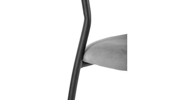 Jídelní židle LEANA, šedá