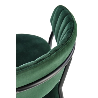 Jídelní židle LEANA, tmavě zelená