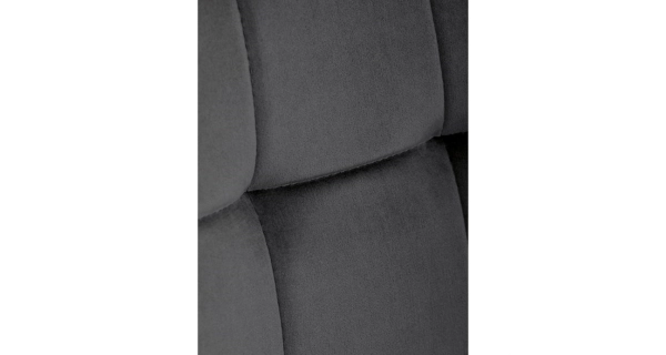 Jídelní židle LINGAR, šedá sametová látka, černý kov