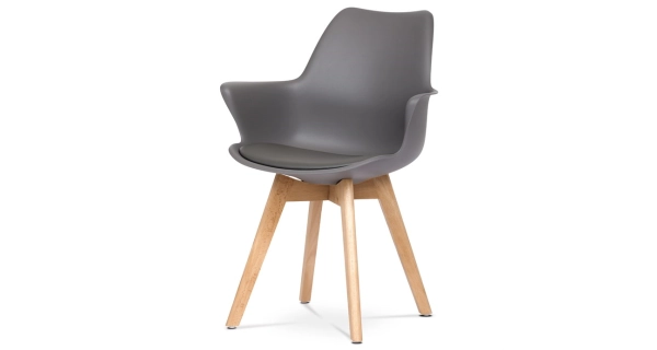 Jídelní židle LINZEL, šedá