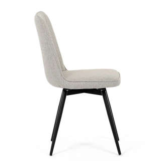Jídelní židle MALRIS, krémová látka