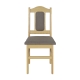 Jídelní židle MELOPAR, masiv borovice, moření: …