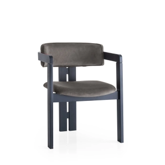 Jídelní židle MIRLAN, černá/antracit