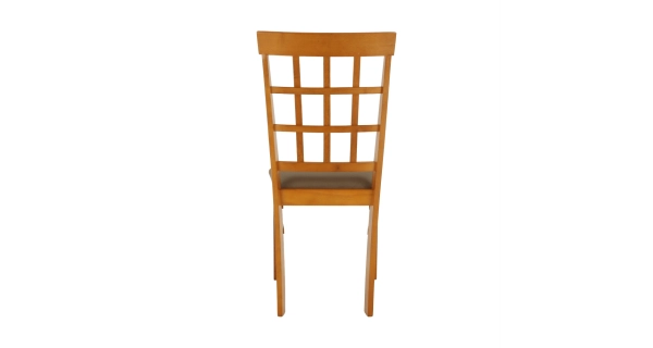 Jídelní židle MOJSLAV, třešeň/béžovohnědá