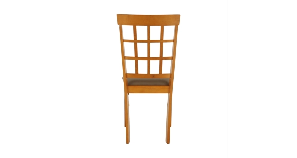 Jídelní židle MOJSLAV, třešeň/béžovohnědá