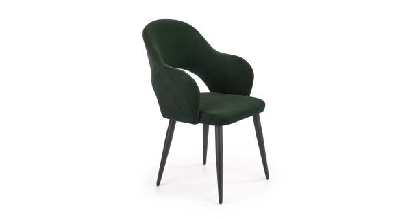 Jídelní židle MONAHANS, tmavě zelená