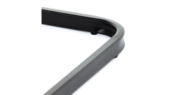 Jídelní židle NALDORLEM, taštičkové pružiny, krémová látka, černý kov