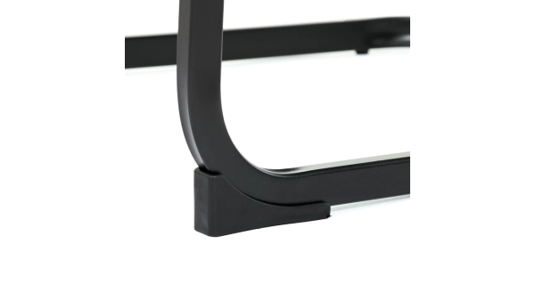 Jídelní židle NALDORLEM, taštičkové pružiny, zelená látka, černý kov