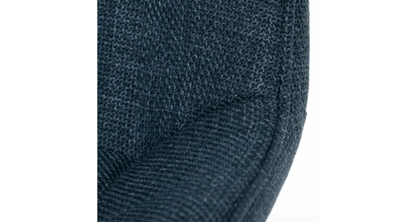 Jídelní židle NALXERXER, modrá látka, černý kov