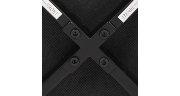 Jídelní židle NALXERXER, modrá látka, černý kov